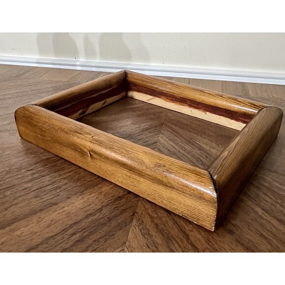 Handmade Vintage Spruce Pine 6.75x8.75in Picture FRAME ONLY 5X7" Photo Boho - Picture 5 of 8